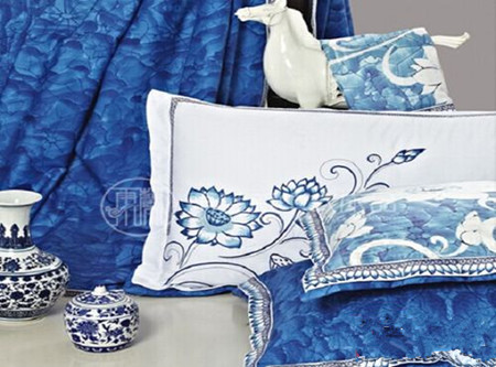 雨蘭家紡“青荷畫韻”系列床品