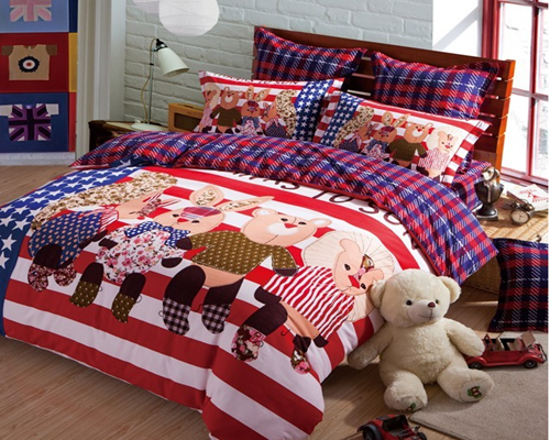 彩翼家紡卡通風格床品