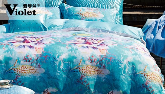 紫羅蘭床品中的色彩語言,靜靜感受藝術的靈動