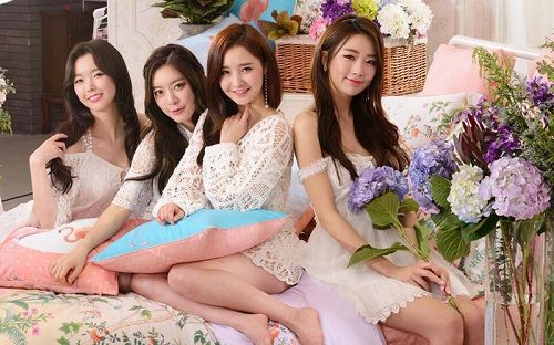 韓國(guó)女子偶像團(tuán)體“星星團(tuán)”代言百麗絲家紡