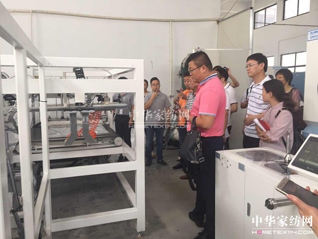 40余位家紡企業(yè)代表參觀百聯(lián),找尋家紡自動化整體解決方案