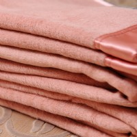 生產100%桑蠶絲絨毯 竹纖維披肩 棉毯