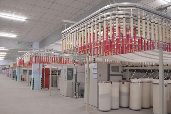 德州華源智能化高性能纖維高端定制生產(chǎn)線正式開(kāi)工投產(chǎn)