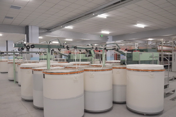 德州華源智能化高性能纖維高端定制生產(chǎn)線正式開(kāi)工投產(chǎn)